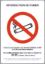 Image de Panneau signalétique interdiction de fumer 150x210 mm