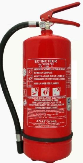 Image de Extincteur 6Kg poudre polyvalente ABC